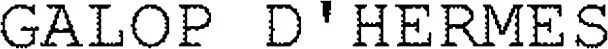 Official representation of trade mark WO0000001289512 — GALOP D'HERMES