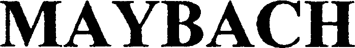 Official representation of trade mark WO0000000800332 — MAYBACH