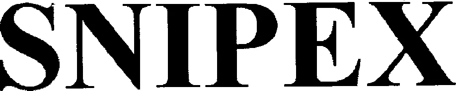 Official representation of trade mark WO0000001320761 — SNIPEX
