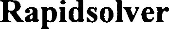 Official representation of trade mark WO0000000871698 — Rapidsolver