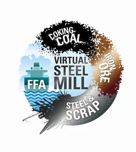 Official representation of trade mark UK00003074834 — FFA Virtual Steel Mill COKING COAL IRON ORE STEEL & SCRAP