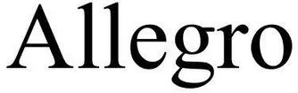 Official representation of trade mark WO0000001309604 — Allegro