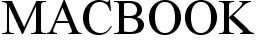Official representation of trade mark WO0000000885090 — MACBOOK