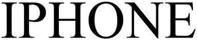 Official representation of trade mark WO0000001303517 — IPHONE