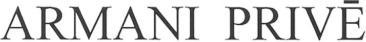 Official representation of trade mark WO0000000881497 — ARMANI PRIVÉ