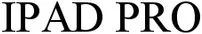 Official representation of trade mark WO0000001295036 — IPAD PRO