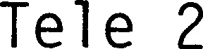 Official representation of trade mark WO0000000659733 — Tele 2