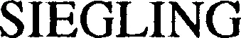 Official representation of trade mark WO0000000681576 — SIEGLING