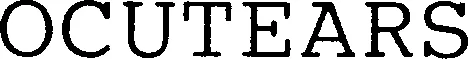 Official representation of trade mark WO0000000667017 — OCUTEARS