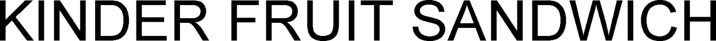 Official representation of trade mark WO0000000917618 — KINDER FRUIT SANDWICH