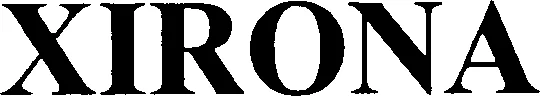 Official representation of trade mark WO0000000764707 — XIRONA