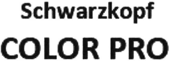 Official representation of trade mark WO0000001320675 — Schwarzkopf COLOR PRO