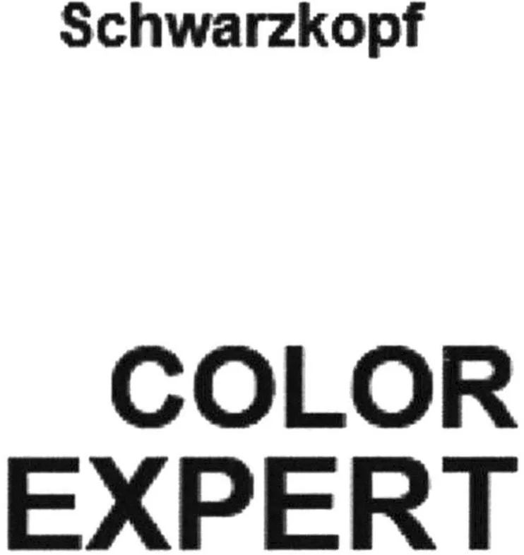 Official representation of trade mark WO0000001325737 — Schwarzkopf COLOR EXPERT
