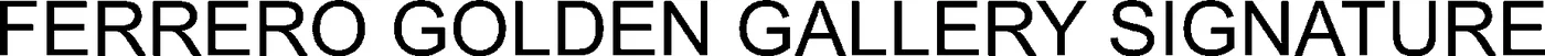 Official representation of trade mark WO0000001383037 — FERRERO GOLDEN GALLERY SIGNATURE