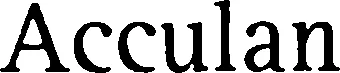 Official representation of trade mark WO0000000901784 — Acculan
