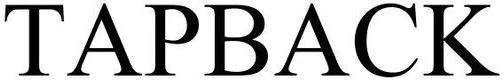 Official representation of trade mark WO0000001331643 — TAPBACK