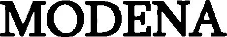 Official representation of trade mark WO0000001305480 — MODENA