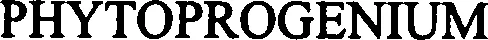 Official representation of trade mark WO0000000885752 — PHYTOPROGENIUM