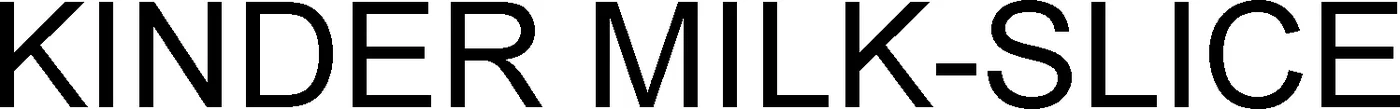 Official representation of trade mark WO0000001109654 — KINDER MILK-SLICE