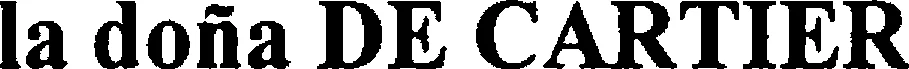 Official representation of trade mark WO0000000885977 — la doña DE CARTIER
