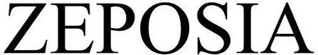 Official representation of trade mark WO0000001297420 — ZEPOSIA