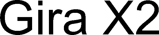 Official representation of trade mark WO0000001354847 — Gira X2