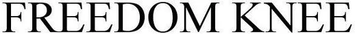 Official representation of trade mark WO0000001278241 — FREEDOM KNEE