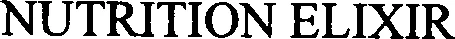 Official representation of trade mark WO0000001290168 — NUTRITION ELIXIR