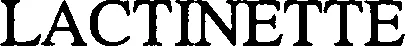Official representation of trade mark WO0000000914681 — LACTINETTE