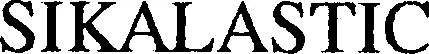 Official representation of trade mark WO0000000684550 — SIKALASTIC