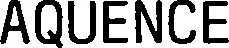Official representation of trade mark WO0000000928274 — AQUENCE