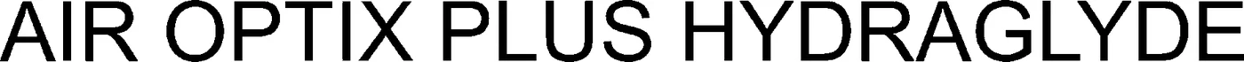 Official representation of trade mark WO0000001313757 — AIR OPTIX PLUS HYDRAGLYDE