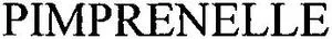 Official representation of trade mark WO0000001226010 — PIMPRENELLE