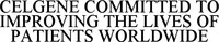 Official representation of trade mark WO0000000982370 — CELGENE COMMITTED TO IMPROVING THE LIVES OF PATIENTS        WORLDWIDE