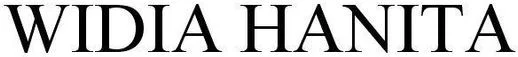 Official representation of trade mark WO0000001358235 — WIDIA HANITA