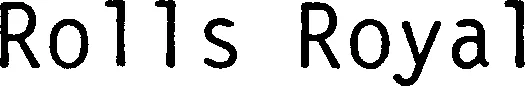 Official representation of trade mark WO0000000657986 — Rolls Royal