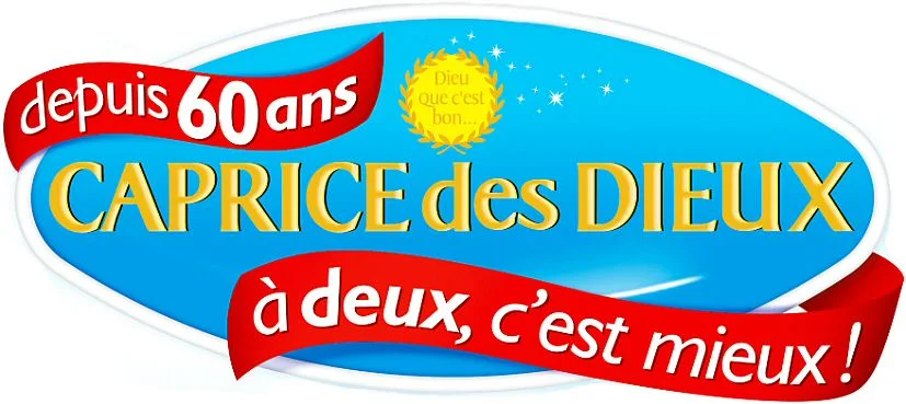 Official representation of trade mark WO0000001290441 — depuis 60 ans CAPRICE DES DIEUX à deux, c'est mieux !