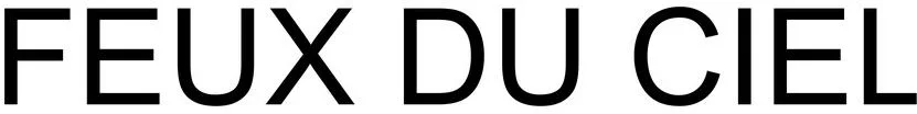 Official representation of trade mark WO0000001320991 — FEUX DU CIEL