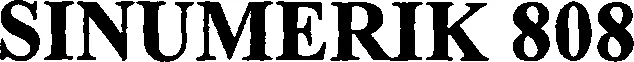 Official representation of trade mark WO0000000878312 — SINUMERIK 808