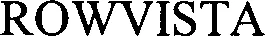 Official representation of trade mark WO0000001326283 — ROWVISTA