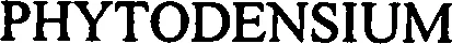 Official representation of trade mark WO0000000869025 — PHYTODENSIUM