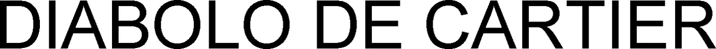 Official representation of trade mark WO0000001180931 — DIABOLO DE CARTIER