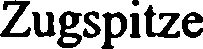 Official representation of trade mark WO0000000908775 — Zugspitze