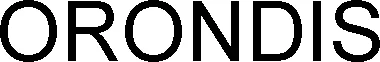 Official representation of trade mark WO0000001238354 — ORONDIS